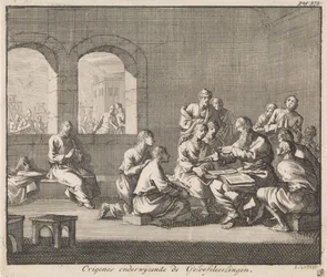 Origen with His Disciples